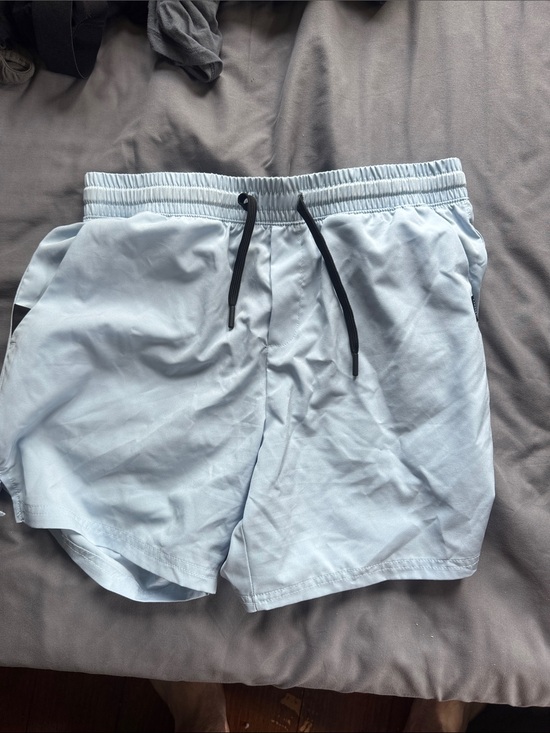 Unrl Other - UNRL Light Blue Athletic Men's Shorts with Drawstring
